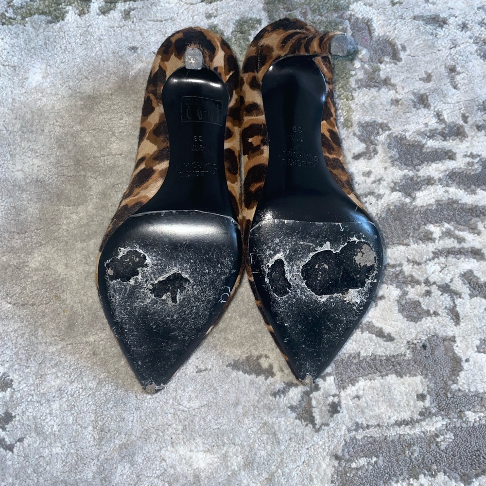 Alberto Guardiani leopard-print suede pumps - Picture 5 of 5